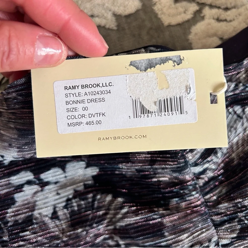 Ramy Brook Bonnie Ruched Floral Midi Dress - Picture 10 of 16
